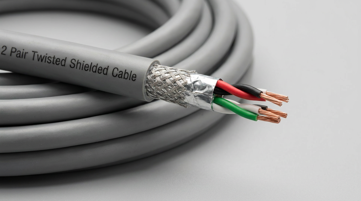 What are the benefits of 2 pair twisted shielded cable，2 pair shielded cable，2 pair twisted cable uses，4 core shielded cable?