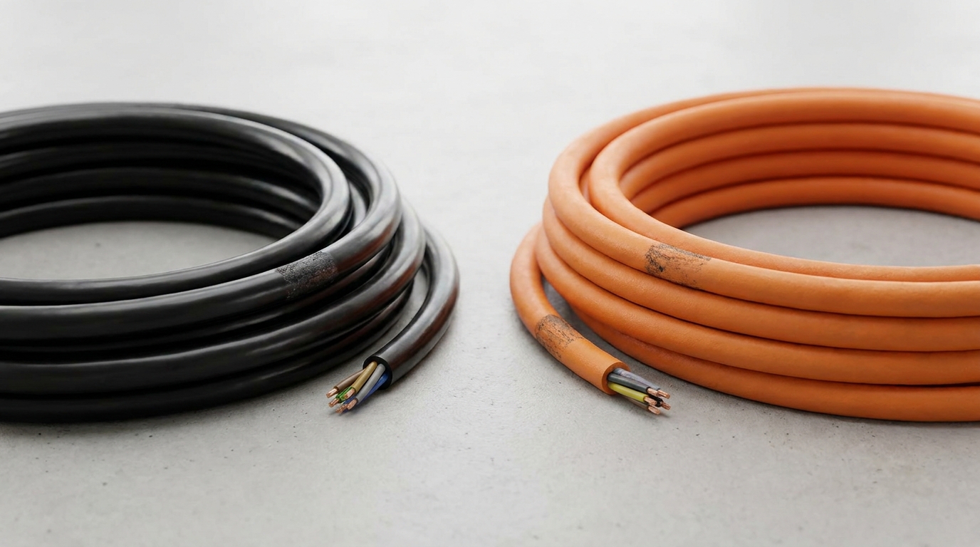 What is pvc vs pur cable jacket?