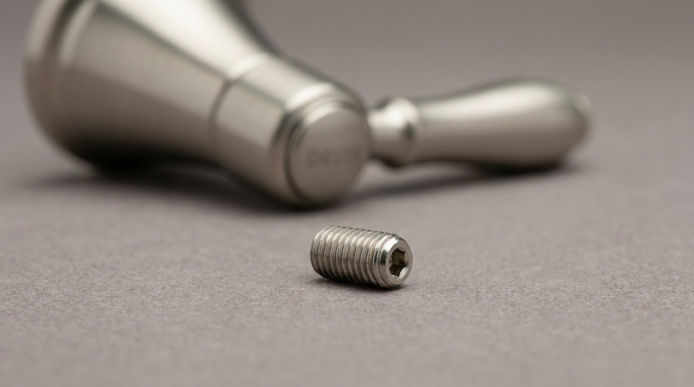 What is set screw for delta shower handle?
