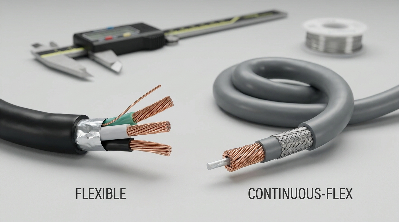 How Does flexible vs continuous flex ethernet cable Work?