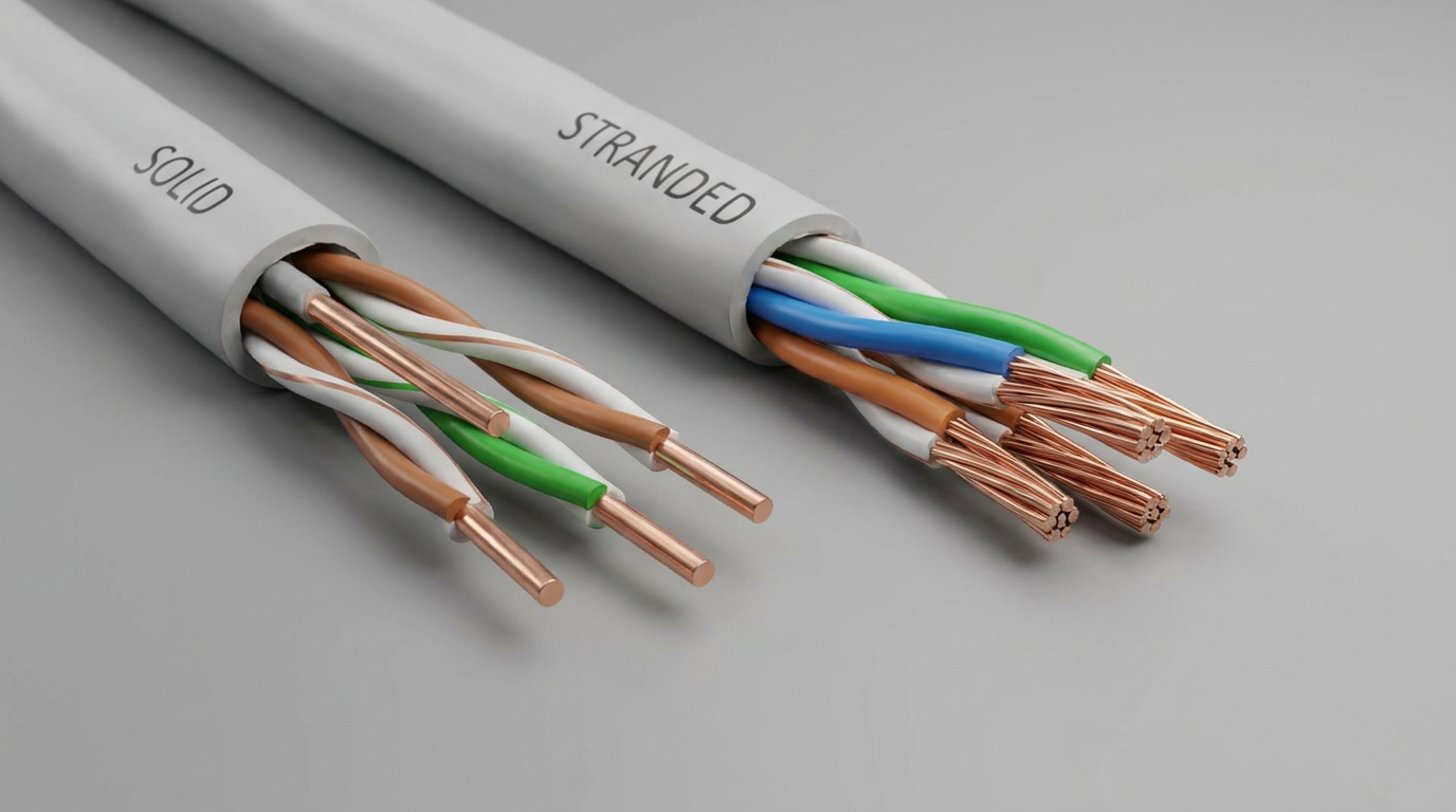 How Does solid vs stranded ethernet cable Work?
